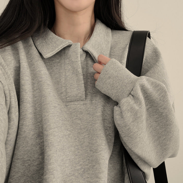 Veste Pull Rétro Décontractée et Ample